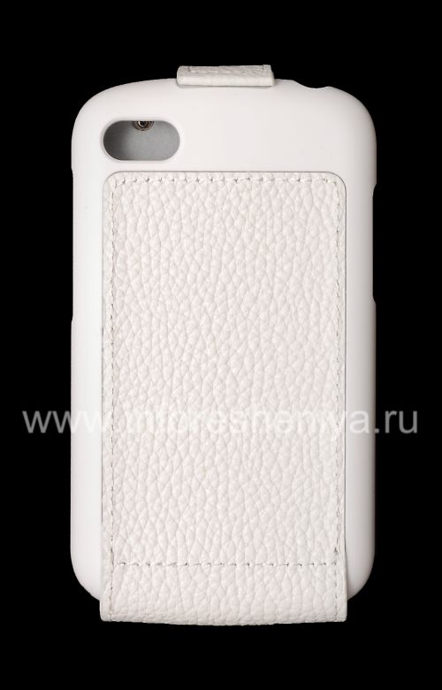 Photogallery for The original leather case with vertical opening cover Leather Flip Shell for BlackBerry Q10, White product
