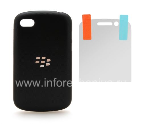 Photogallery for Der ursprüngliche Kunststoffabdeckung Hartschalen-Case für Blackberry-Q10, Black (Schwarz) product