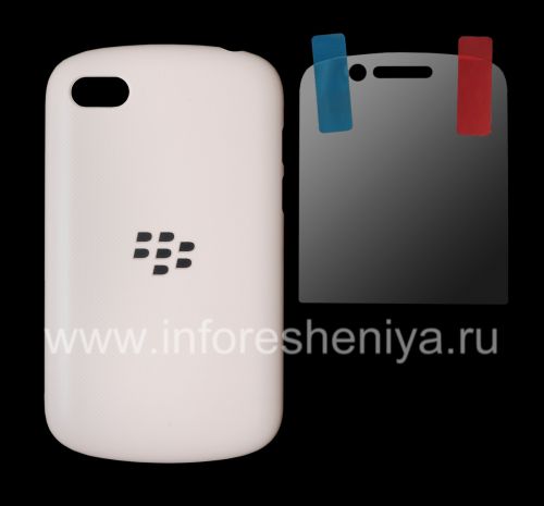 Photogallery for Der ursprüngliche Kunststoffabdeckung Hartschalen-Case für Blackberry-Q10, Kaukasisch (weiß) product