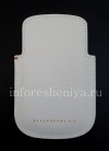 Photo 2 — ब्लैकबेरी Q10 के लिए विशेष प्रकरण जेब चमड़ा पॉकेट पाउच, व्हाइट (श्वेत)