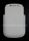 Photo 3 — Exclusive Case-poche Pocket Pouch en cuir pour BlackBerry Q10, Caucasien (Blanc)