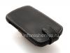 Photo 8 — Signature Leather Case handmade Monaco Flip / Book Type Leather Case for the BlackBerry Q10, Black (Black), vertically opening (Flip)