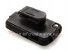 Photo 11 — / Étui en cuir Signature cuir Case main de Monaco Flip Type de livre pour le BlackBerry Q10, Noir (Black), à ouverture verticale (Flip)