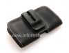 Photo 5 — Signature Leather Case-pocket handmade clip Monaco Vertical / Horisontal Pouch Type Leather Case for the BlackBerry Q10 / 9983, Black (Black), Horizontal (Horisontal)