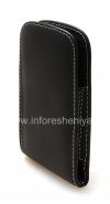 Photo 3 — Signature Leather Case-pocket handmade clip Monaco Vertical / Horisontal Pouch Type Leather Case for the BlackBerry Q10 / 9983, Black (Black), Portrait (Vertical)