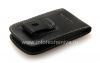Photo 5 — Signature Leather Case-pocket handmade clip Monaco Vertical / Horisontal Pouch Type Leather Case for the BlackBerry Q10 / 9983, Black (Black), Portrait (Vertical)