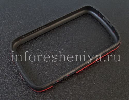 Photogallery for Silicone Case-bumper seals for BlackBerry Q10, Red product