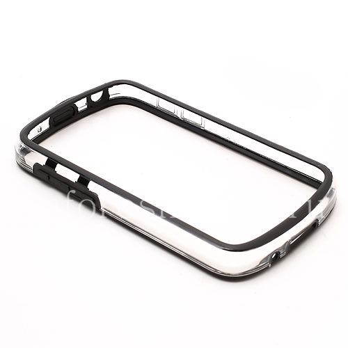 Photogallery for Silicone Case bumper-packed semi-transparent for BlackBerry Q10, The black product