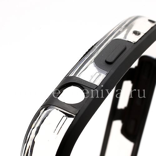 Photogallery for Silicone Case bumper-packed semi-transparent for BlackBerry Q10, The black product