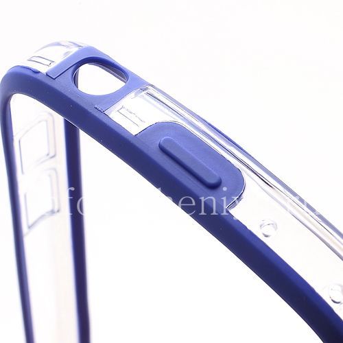 Photogallery for Silicone Case bumper-packed semi-transparent for BlackBerry Q10, Blue product