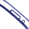 Photo 5 — Funda de silicona parachoques lleno de semi-transparente para BlackBerry Q10, Azul oscuro