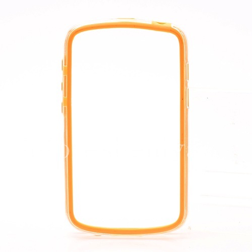 Photogallery for Silicone Case bumper-packed semi-transparent for BlackBerry Q10, Orange product