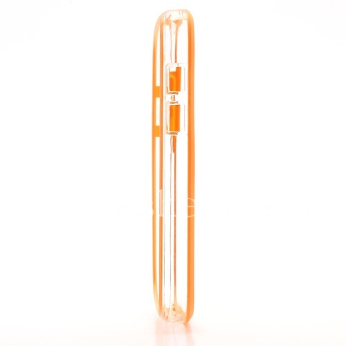 Photogallery for Silicone Case bumper-packed semi-transparent for BlackBerry Q10, Orange product