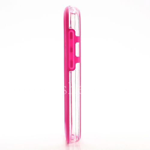 Photogallery for Silicone Case bumper-packed semi-transparent for BlackBerry Q10, Pink product