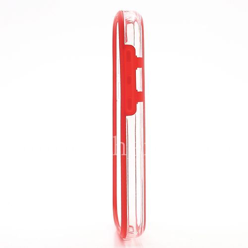 Photogallery for Silicone Case bumper-packed semi-transparent for BlackBerry Q10, Red product