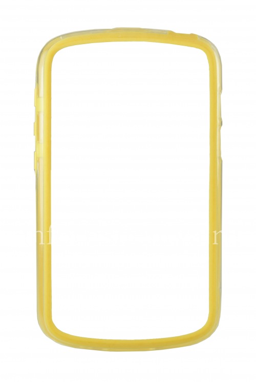 Photogallery for Silicone Case bumper-packed semi-transparent for BlackBerry Q10, Yellow product