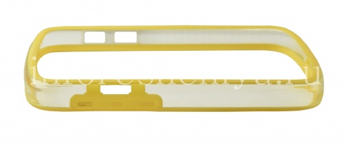 Photogallery for Silicone Case bumper-packed semi-transparent for BlackBerry Q10, Yellow product