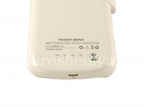 Photogallery for Case-batterie pour BlackBerry Q10, glossy White product