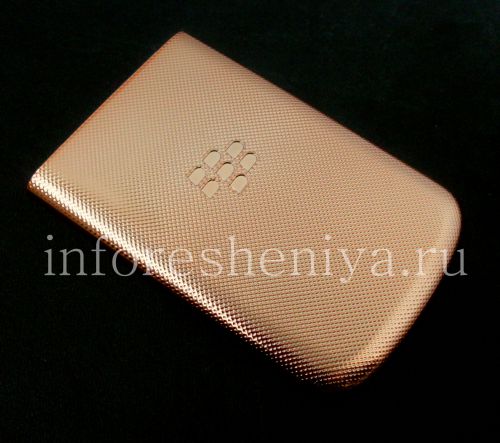 Photogallery for Exclusive-rückseitige Abdeckung für Blackberry-Q10, Gold mit Gold-Logo product