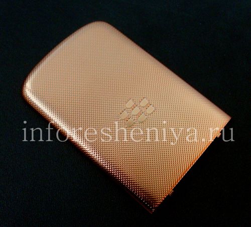 Photogallery for Exclusive-rückseitige Abdeckung für Blackberry-Q10, Gold mit Gold-Logo product