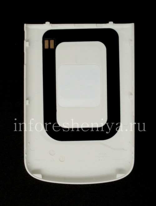 Photogallery for Exclusive-rückseitige Abdeckung für Blackberry-Q10, Weiß mit Gold-Logo product