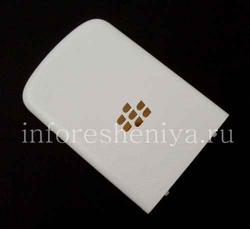 Photogallery for Exclusive-rückseitige Abdeckung für Blackberry-Q10, Weiß mit Gold-Logo product