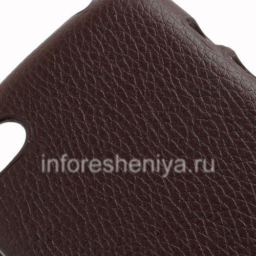Photogallery for Cache-cache &quot;peau&quot; pour BlackBerry Q10, Brun product
