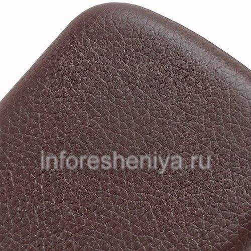 Photogallery for Cache-cache &quot;peau&quot; pour BlackBerry Q10, Brun product