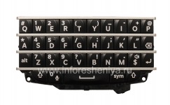 El teclado original Inglés para BlackBerry Q10, Negro