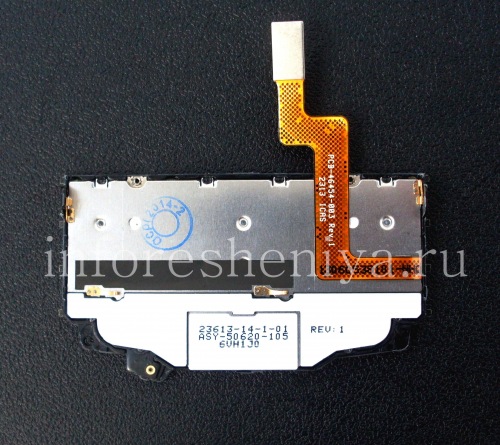Photogallery for Eksklusif emas perakitan Keyboard Rusia dengan papan untuk BlackBerry Q10, Putih dengan garis pembagi emas (putih / wGold) product