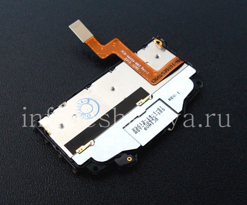 Photogallery for Eksklusif emas perakitan Keyboard Rusia dengan papan untuk BlackBerry Q10, Putih dengan garis pembagi emas (putih / wGold) product