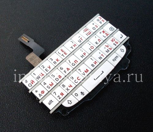 Photogallery for BlackBerry Q10 জন্য বোর্ডের সঙ্গে হোয়াইট রাশিয়ান কীবোর্ড সমাবেশ, রূপালী বিভিন্ন মতে বিভক্ত তাদের সঙ্গে হোয়াইট (সাদা / wSilver) product