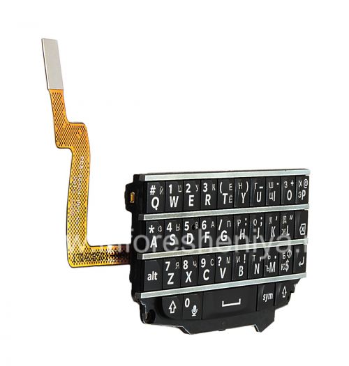 Photogallery for ब्लैकबेरी Q10 के लिए बोर्ड के साथ रूसी कीबोर्ड विधानसभा (उत्कीर्णन), काला product