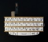 Photo 1 — Exclusif or assemblage de clavier russe à la carte pour le BlackBerry Q10 (gravure), Blanc avec des entretoises d'or (blanc / wGold)