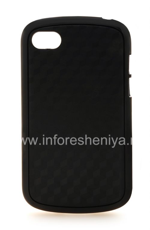 Photogallery for Etui en silicone compact &quot;Cube&quot; pour BlackBerry Q10, Noir / noir product