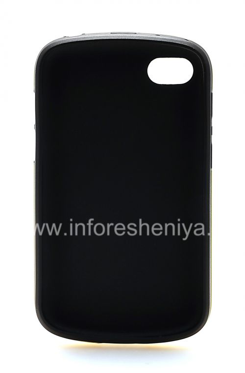 Photogallery for Etui en silicone compact &quot;Cube&quot; pour BlackBerry Q10, Noir / noir product