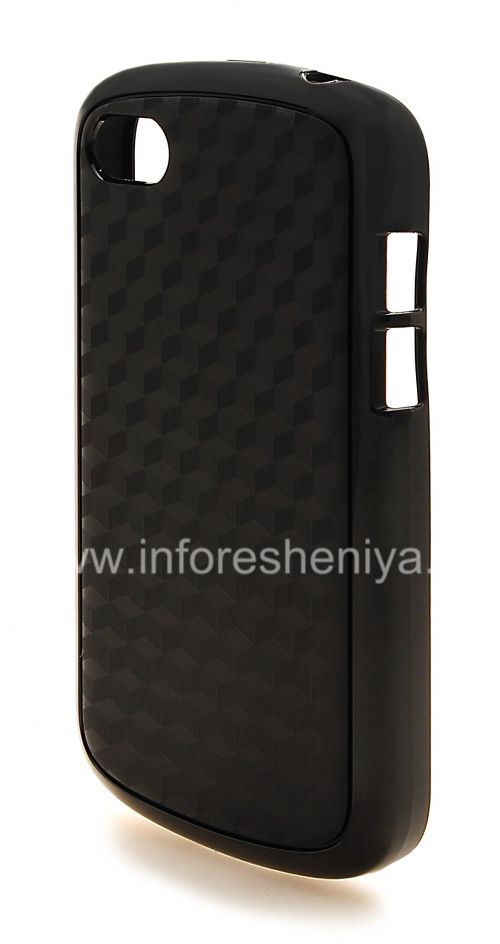Photogallery for Etui en silicone compact &quot;Cube&quot; pour BlackBerry Q10, Noir / noir product