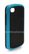 Photo 4 — Silicone Case icwecwe "Cube" for BlackBerry Q10, Black / Blue