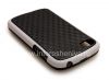 Photo 5 — Silicone Case icwecwe "Cube" for BlackBerry Q10, Black / White