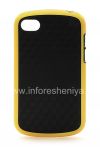 Photo 1 — Silicone Case icwecwe "Cube" for BlackBerry Q10, Black / Yellow