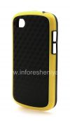 Photo 3 — Silicone Case kompak "Cube" untuk BlackBerry Q10, Black / Yellow