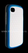 Photo 4 — Funda de silicona compacta "Cube" para BlackBerry Q10, Blanco / Azul