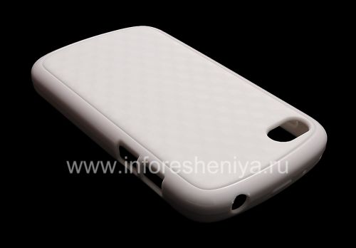 Photogallery for Etui en silicone compact &quot;Cube&quot; pour BlackBerry Q10, Blanc / Blanc product