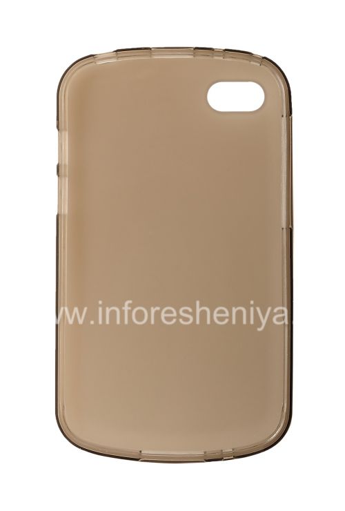 Photogallery for ब्लैकबेरी Q10 के लिए सिलिकॉन प्रकरण जमा चटाई, भूरा product