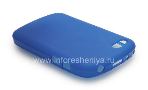 Photogallery for ब्लैकबेरी Q10 के लिए सिलिकॉन प्रकरण जमा चटाई, नीला product