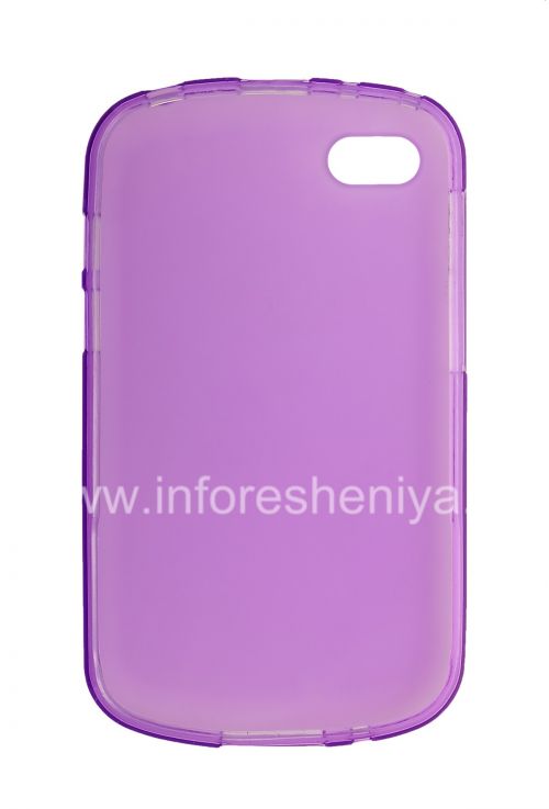 Photogallery for ब्लैकबेरी Q10 के लिए सिलिकॉन प्रकरण जमा चटाई, बैंगनी product