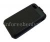 Photo 4 — Original Ledertasche mit vertikal öffnender Abdeckung Leder Flip Shell für BlackBerry Q5, Schwarz (Schwarz)