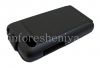 Photo 8 — Casing kulit asli dengan penutup bukaan vertikal Kulit Flip Shell untuk BlackBerry Q5, Hitam (Hitam)