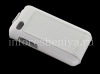 Photo 4 — Original leather case with vertically opening cover Leather Flip Shell for BlackBerry Q5, White