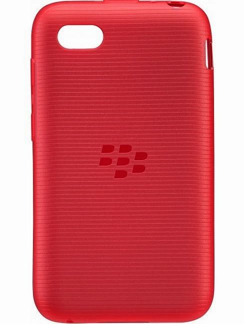 Photogallery for La boîte d&#39;origine de silicone scellée Soft Shell Case pour BlackBerry Q5, Red (rouge) product